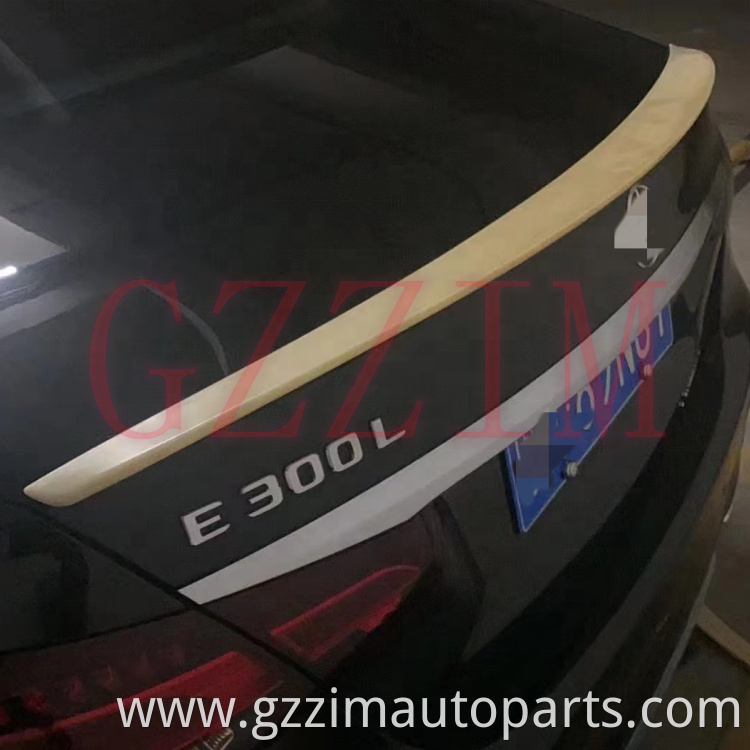 Exterior Accessories ABS Carbon Fiber AMG Style Rear Trunk Boot Wing Spoiler For E class 2020